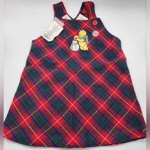 Vintage Disney Store - Winnie The Pooh Plaid Dress